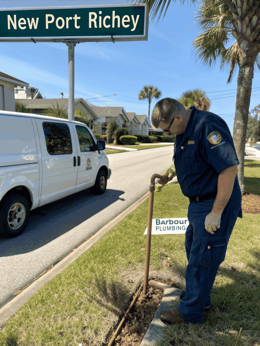 Licensed emergency plumber servicing pipes in Forest Park GA