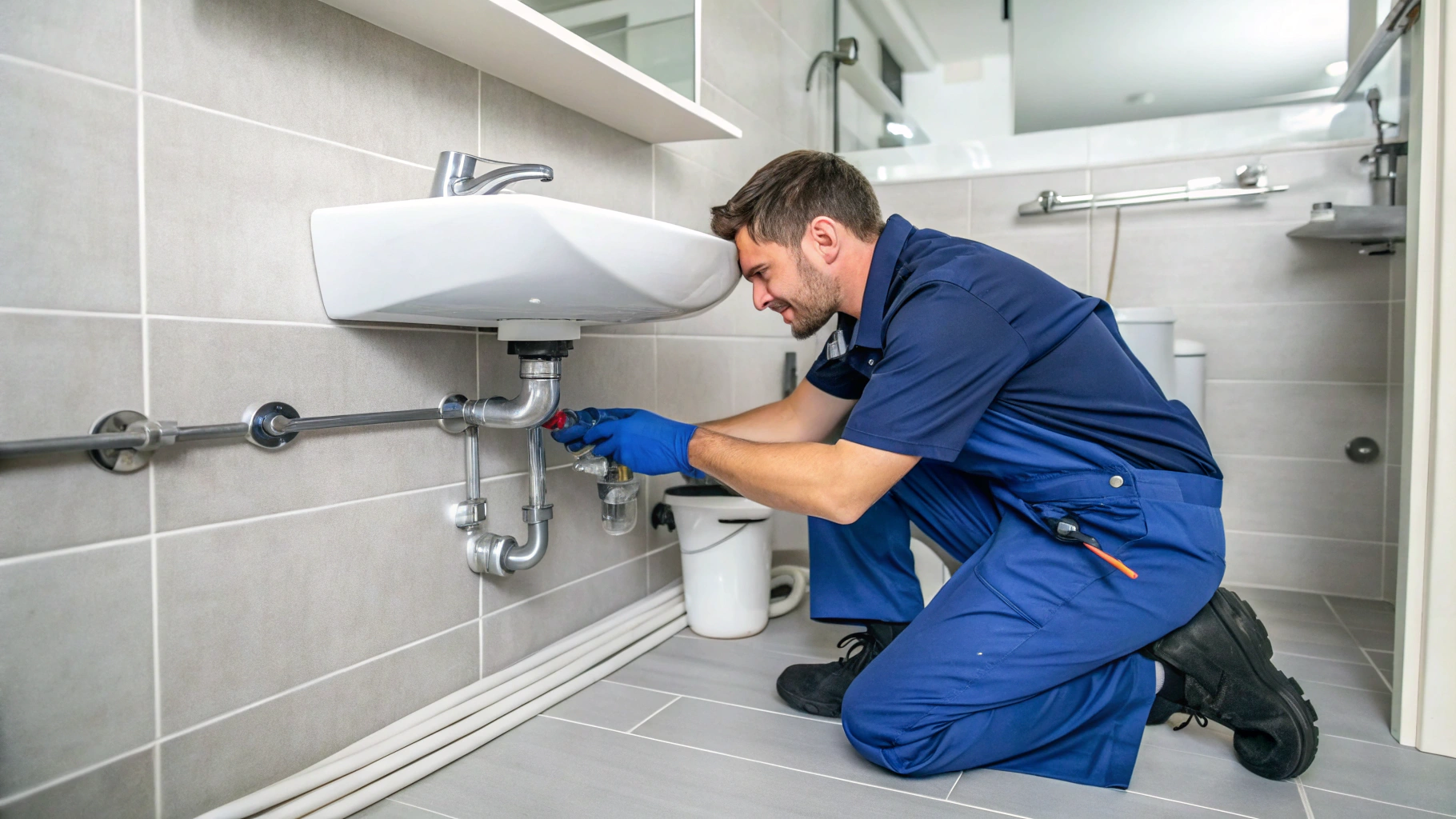 Emergency toilet repair and valve replacement